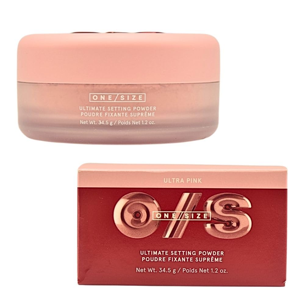 One Size Ultimate Blurring Setting Powder Full Size - Ultra Pink - for Fair to Medium Skin Tones
