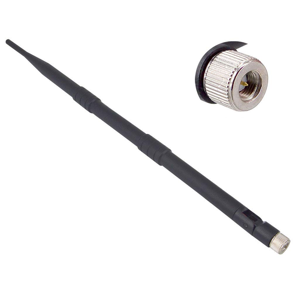 9DBi (High Gain) 1090MHz Ads-B Wireless Omni-directional Screw-On Antenna SMA Male Adapter for ADS-B Radios Systems SDRs Wireless Network Modem Router