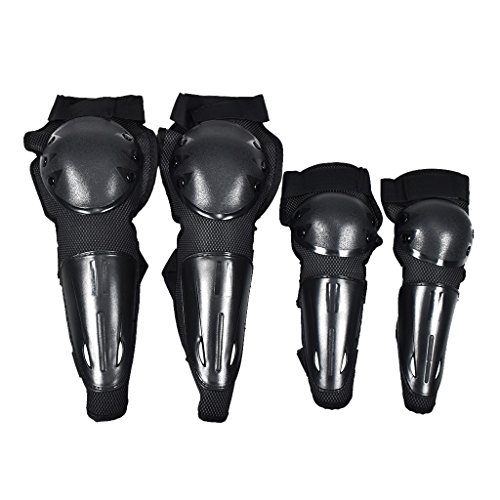 image for D DOLITY 1 Set Motorcycle Cycling Knee Shin Pads Protector Elbow Prote