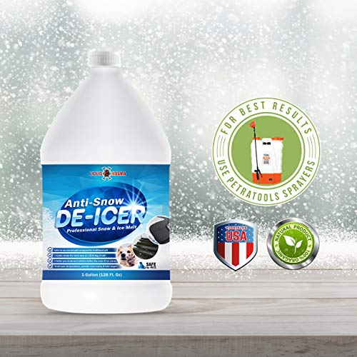 PetraTools Liquid Ice Melt, Sprayable Liquid Deicer, Snow, Ice Block