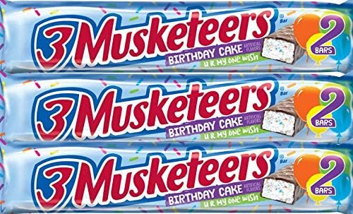 3 Musketeers Birthday Cake Bar x 3
