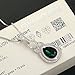 Osiana White Gold Plated Fashion Pendant Necklace Crystal From Swarovski Elements 18