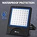 YUNLIGHTS Spotlight LED Flood Light 49LED lamp Beads 50W 5000LM 6500K, IP66 Waterproof Work Light Outdoor Floodlight for Garage, Yard, Garden, Playground, Lawn, Yard Basketball Court