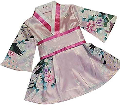 Japanese Girls Toddler Baby Kimono Robe Dress Outfit Costume