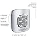AquaAudio Cubo – Portable Waterproof Bluetooth Speaker Suction Cup Showers, Car, etc. - Pairs All Bluetooth Devices + Siri Compatible - 10 Hours Playtime/Built-in Mic (Silver)