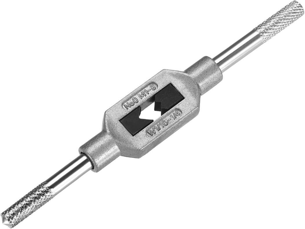 uxcell Tap Wrench Handle M1M8 W1/161/4 Adjutable Bar Holder Straight