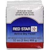 Red Star Nutritional Active High Volume Dry Yeast, 2 Pound -- 6 per case6
