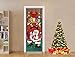 JOYIN Christmas Santa with Gifts Window Door Cover Holiday House Decoration 72X30 Inches