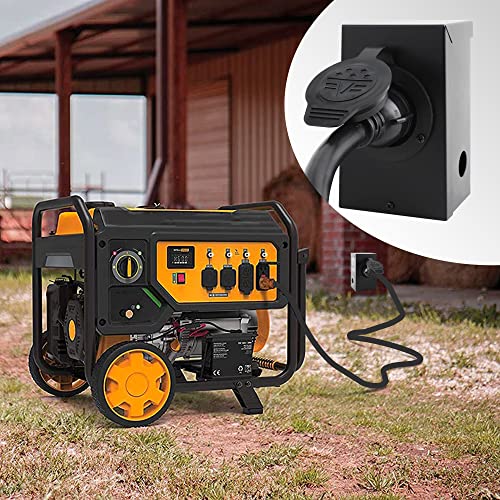 Generator Power Inlet Box, 30 Amp Generator Transfer Switch, NEMA L14