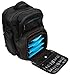 6 Pack Fitness Expedition Backpack W/ Removable Meal Management System 300 Black/Neon Blue w/ Bonus ZogoSportz Cyclone Shaker