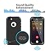 Waterproof iPhone 5/5s/SE Case, Eonfine Shockproof Protective Full-sealed Hard Cover, Underwater IP68 Certificated with Touch ID Snow Dust Dirty Proof Case for iPhone 5 5S SE Black