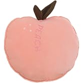 Cyprinus Carpio Fruit Soft Plush Pillow Decorative Plush Funny Fruit Stuffed Cushions Living Room Peach