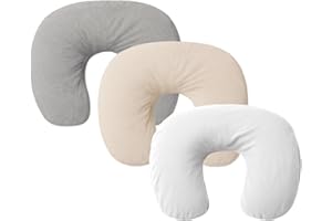 littogoose 3-Pack Nursing Pillow Cover ONLY Compatible with Boppy Nursing Pillow, Soft Covers for Breastfeeding Pillows