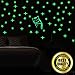 Premium Glow in The Dark Stars w/Bonus Glowing Cat - Perfect Luminous Wall Decal Stickers for Kids Boys Girls Nursery Bedroom Decor