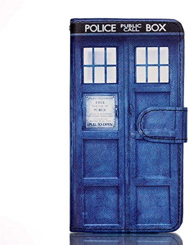 Iphone 7 Wallet Case,Iphone 7 Carrying Case - Tardis Blue Police Call Box Pattern PU Leather Wallet Case Stand Cover with Card Slots for Apple iphone 7
