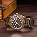 LeeEv Mens Wooden Watch, Wood Wrist Watch Handcrafted Sandalwood Vintage Calendar Analog Quartz Wooden Watches Gifts for Men