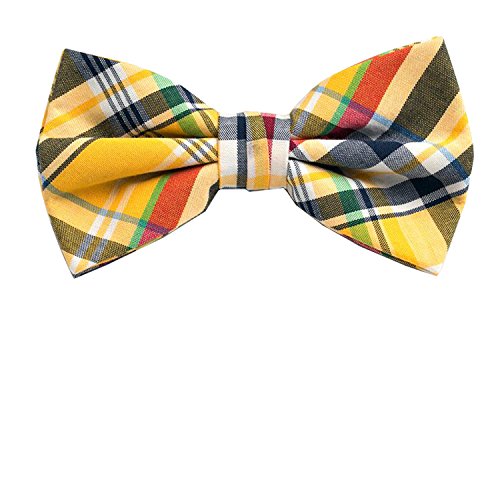 5 PC Mens Assorted Pattern Pre-Tied Adjustable Neck Tie Bowties (A-01-1)