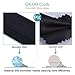 Microfiber Cleaning Cloths Black (15 Pack) - for Screens, LCD TV and Laptop Screens, Camera Lenses, Camera Screens, Tablets, Watches and Any Other Delicate Surface - 6 x 7 inches (15cm x 18cm)