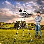 Gskyer-Telescope-70mm-Aperture-400mm-AZ-Mount-Astronomical-Refracting-Telescope-for-Kids-Beginners-Travel-Telescope-with-Carry-Bag-Phone-Adapter-and-Wireless-Remote