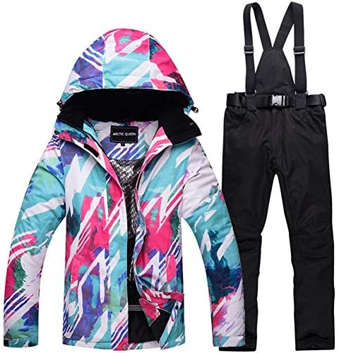 Skisuit Women Snowboard Suit Winter Warm Outdoor Sports High Windproof Waterproof Jacket and Pants Set