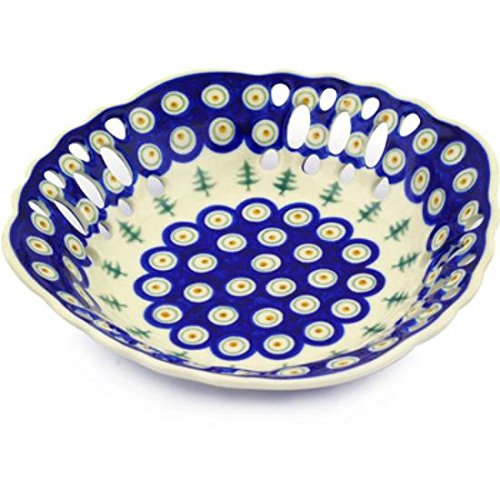 Ceramika Bona H8780E Polish Pottery Ceramic Bowl with Holes Hand