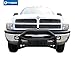 Tyger Auto TG-GD6D60318 Front Bumper Guard Compatible with 94-01 Dodge Ram 1500/94-02 2500/3500 (Exclu Sport) | Textured Black | Light Mount | Bull Bar