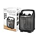 Tenergy 1500W/750W Portable Space Heaters with Adjustable Thermostat, Recirculation Air Electric Fan Heater with Auto Shut Off Switch, Tip-over & Overheat Protection