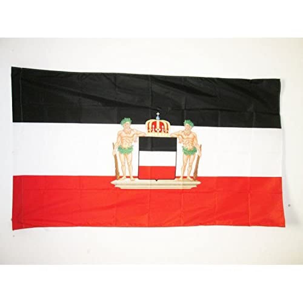 AZ FLAG - North German Confederation 1867-1871 Flag - 3x5 Ft - Norddeutscher Bund Banner with Sleeve - 100% Polyester - Fade Resistant - Vivid Colors - 3' x 5' Feet - 150x90 Cm