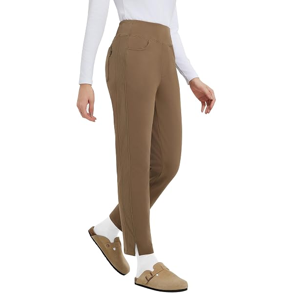 baleaf Pantalones deportivos con forro polar para mujer, de