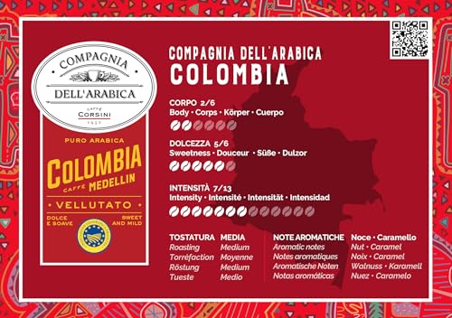 Caffè Corsini - Set Capsule Caffè Compatibili con macchine Nespresso® Aromi Avvolgenti Sapori Vellutati, 100% Arabica, Kenia, Brasile, Colombia, 3 Confezioni da 10 (Totale 30 Capsule) 7