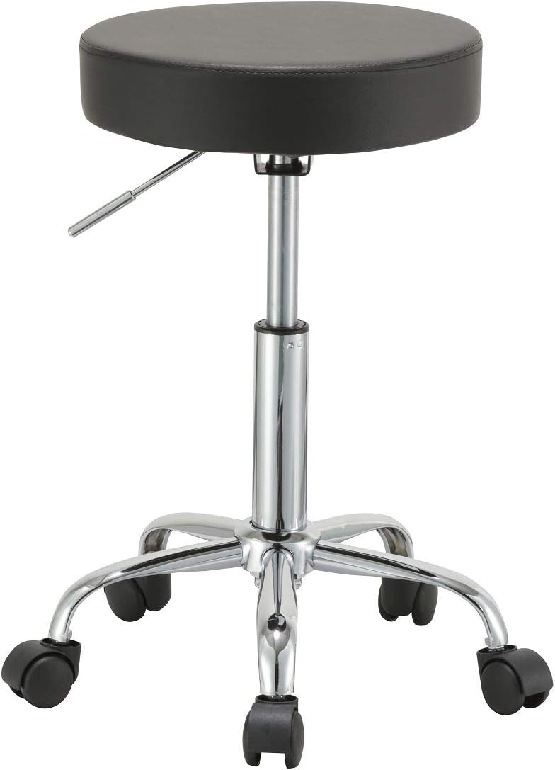 Duhome 410 Adjustable Height Swivel Medical Clinic Tattoo Spa Salon Stool with Wheels (Black): Kitchen & Dining