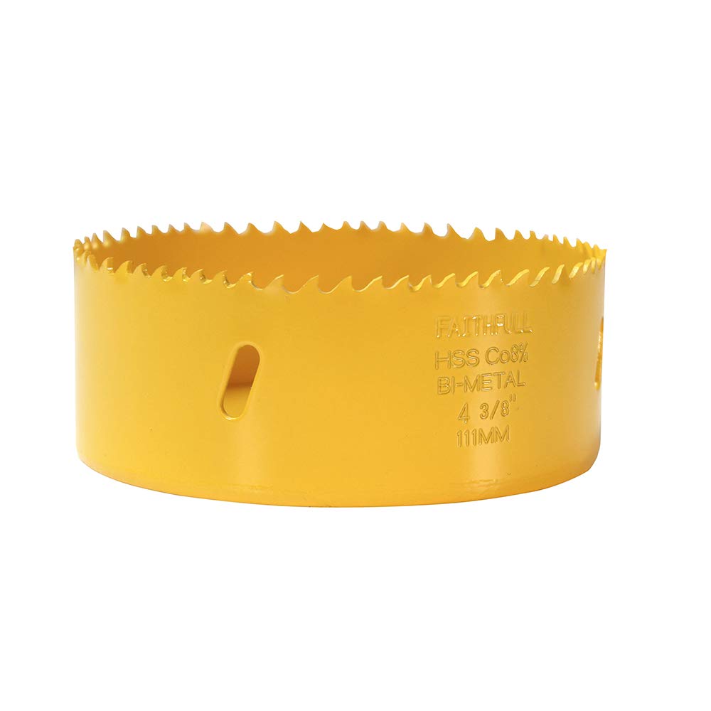 Faithfull FAIHSVP111 Bi-Metal Cobalt Holesaw 111mm