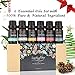 Essential Oils Set, 6 x 10 ml 100% Pure & Natural Essential Oils - Help Sleep, Calm Mood, Luckyfine Luxury Gift Box - Ideal Gift for Family and Friends for All Occasions