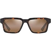 Maui Jim unisex-adult Kahiko Rectangular Sunglasses