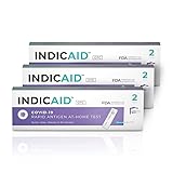 INDICAID COVID-19 Antigen Rapid Test, 6 Tests in 3