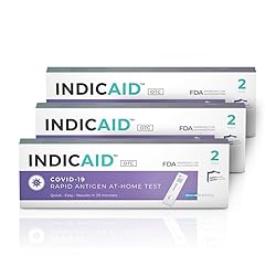 INDICAID COVID-19 Antigen Rapid Test, 6 Tests in 3