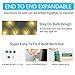 MZD8391 Upgraded 66FT 200 LED Christmas Lights Outdoor String Lights -100% UL Certified- Christmas Tree Lights Decoration for Wedding Party Patio Porch Garden, Warm White (END to END CONNECTABLE)