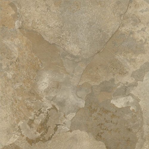 Solid Marble Light Slate Marble Vinyl Floor Tiles Self Stick Peek Flooring 12'' x 12'' 2-Pack (40 Pieces)