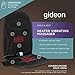 Gideon Powerful Vibrating Massager Seat Cushion for Back, Shoulder and Thighs with Heat Therapy / 8-Massaging Programs - Massage, Relax, Sooth and Relieve Thigh, Shoulder and Back Pain