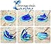 Yoego Kiddie Pool, Portable Baby Beach Swimming Pool, Toddler Pool with Baby Sand Toys Including Fish Net and Toy Fishes, Sand Shovel and Rake, Perfect for Babies Toddlers On The Beach and Indoors