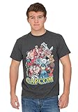 Men's Capcom T-Shirt, Charcoal Heather, Medium