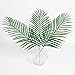 LUOEM Leaves Fake Faux Artificial Leaves Green Single Leaf for Home Kitchen Party Decorations Handcrafts (Green) - 6 Pieces