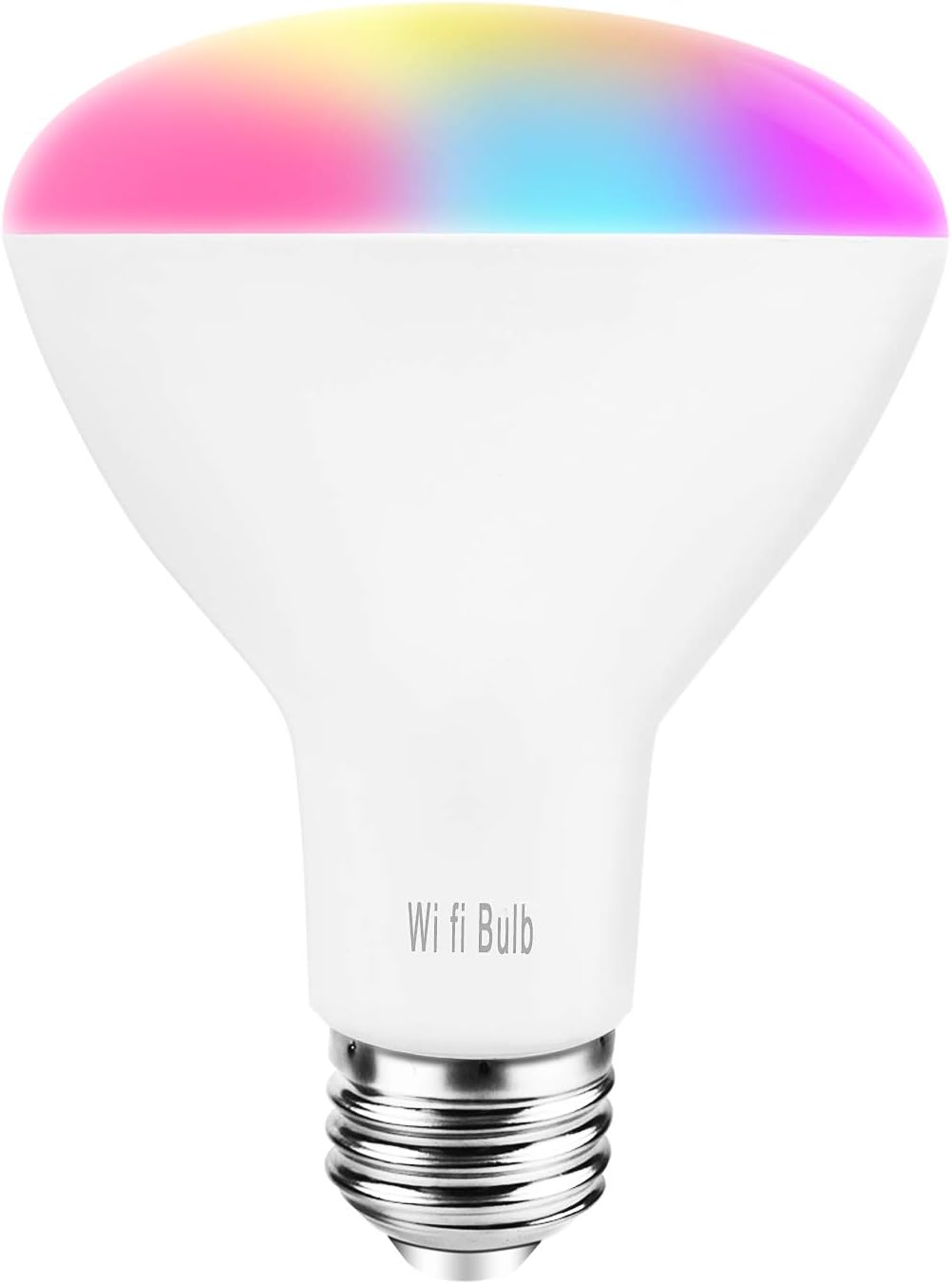 Smalux Br30 Dimmable Smart Bulb Color RGB Warm White LED Bulb, Voice and Remote Control Bulb,Timer Switch Smart Home Lighting Bulb Work with Alexa/Google Home/IFTTT,E26 7W 2700k