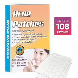 Amazon.com: Hydrocolloidal Acne Pimple Patch - Hormonal ...
