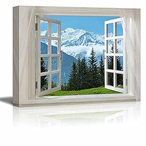 Glimpse into Snow Mountain and Pine Tree Out...