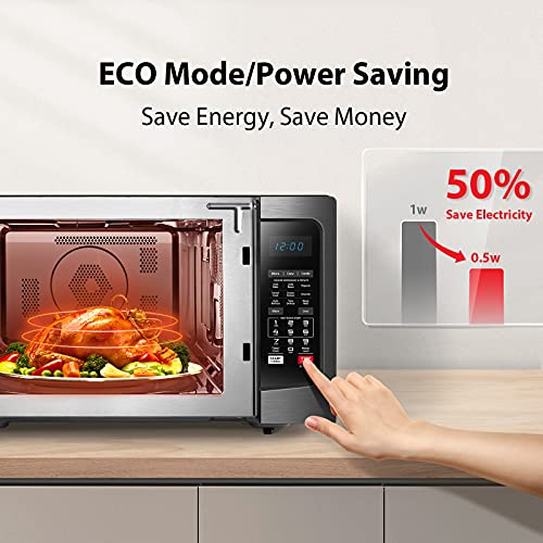 TOSHIBA 3in1 EC042A5CBS Countertop Microwave Oven, Smart Sensor, Convection, Combi., 1.5 Cu