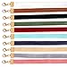 Outee 22 PCS Women's Choker Necklace Set Black Velvet Tattoo Henna Choker Necklaces Ribbon Collar Choker Set for Teen Girls