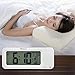 Chelvee Alarm Clock, Time Date Temperature Display, Snooze, 3 Groups Alarm Time, Weekday Alarm Settings, Built-in Rechargeable Lithium Battery Operated (White) (White1)