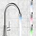 2 Pack of 3-Color Changing Kitchen Bathroom LED Light Faucet Temperature Control Sensor LED Water Stream Faucet Tap