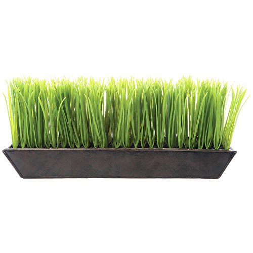 Decorative Medium Artificial Grass Planter